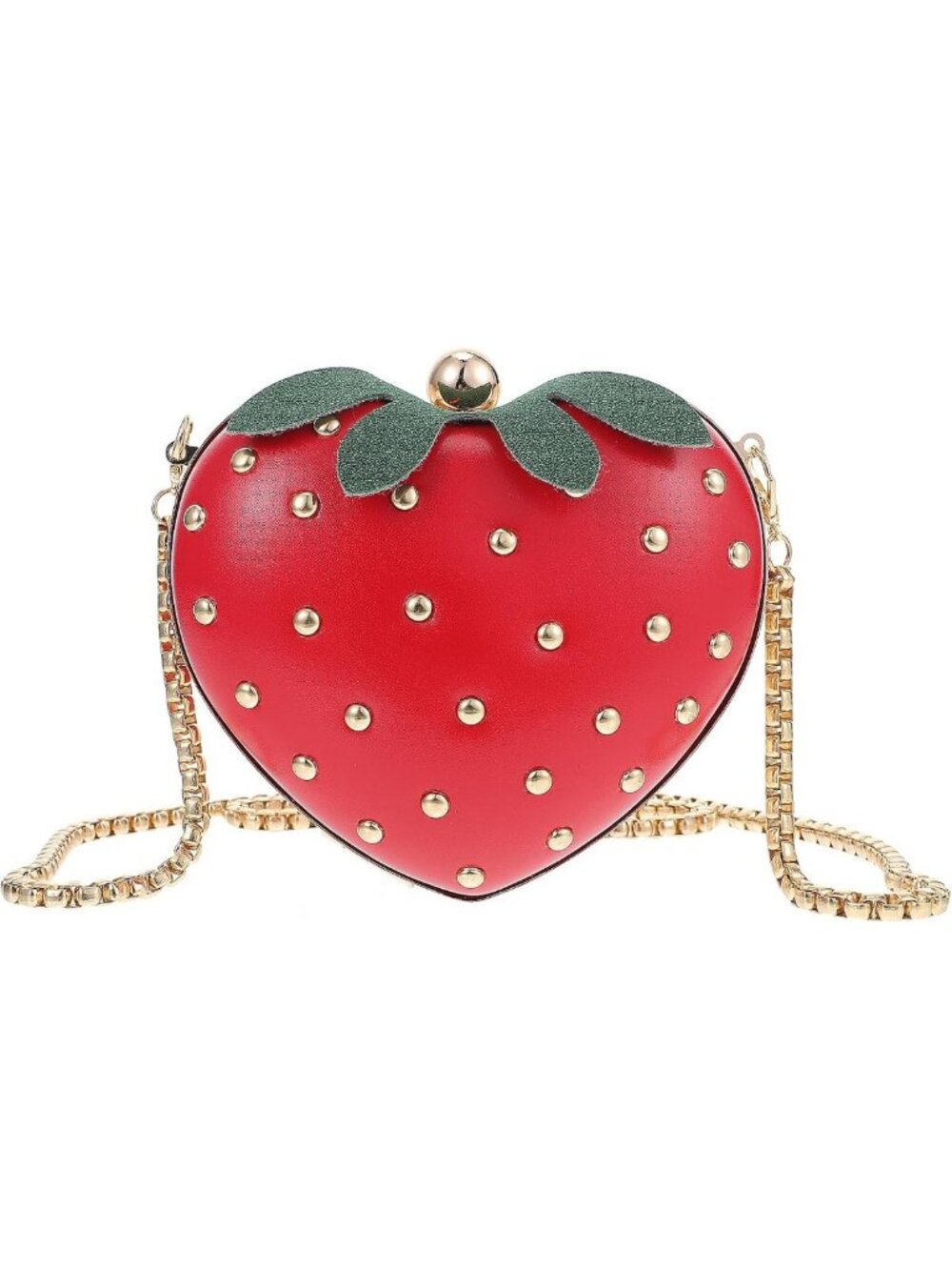 Chic Strawberry Print Crossbody Purse | Stylish Handbag for Summer Outings